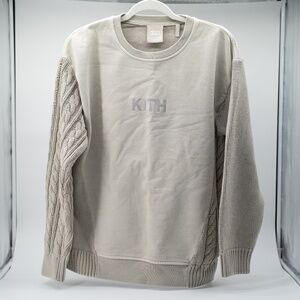 size S - Kith Combo Knit Crewneck Pyramid